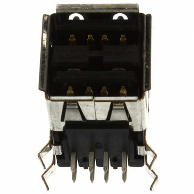 5787617-1 by TE Connectivity AMP Connectors - CONNECTOR RECPT USB2.0 TYPEA STACK R/A