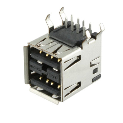 5787617-4 by TE Connectivity AMP Connectors - CONNECTOR RECPT USB2.0 TYPEA STACK R/A