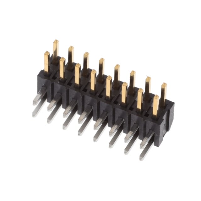 58102-S61-08LF by Amphenol ICC (FCI) - CONNECTOR HEADER R/A 16POS 2MM