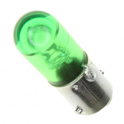 5862402205F by Dialight - BASED LED T3 1/4 GRN 28V NONPOL