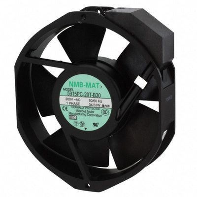 5915PC-20T-B30-B00 by NMB Technologies Corporation - FAN AXIAL 172X38MM 200VAC TERM