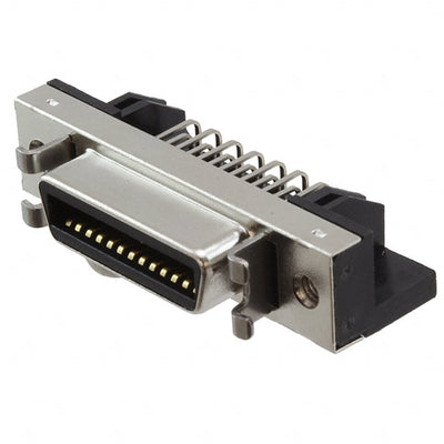 5917738-4 by TE Connectivity AMP Connectors - CONNECTOR RECPT 26POS R/A SOLDER
