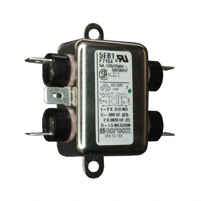 6609020-7 by TE Connectivity Corcom Filters - LINE FILTER 250VAC 5A CHASS MNT
