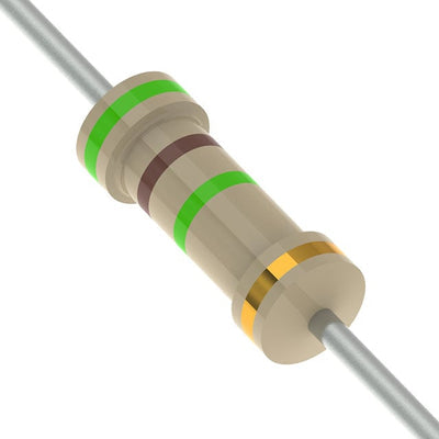 CFR-25JR-52-5M1 by YAGEO - RESISTOR 5.1M OHM 5% 1/4W AXIAL