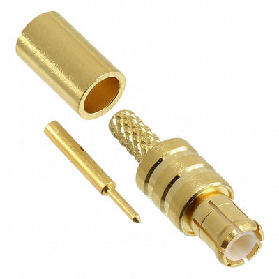 6-1337580-0 by TE Connectivity AMP Connectors - CONNECTOR MCX PLUG STR 50 OHM SOLDER