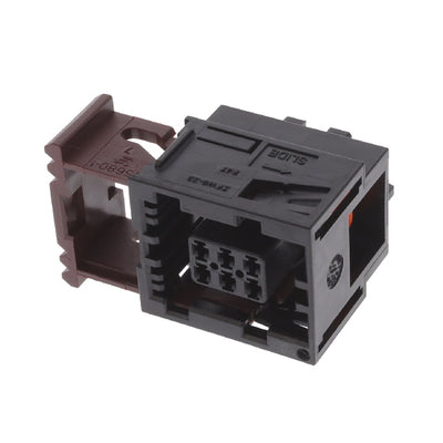 6-1355683-3 by TE Connectivity AMP Connectors - CONNECTOR RECPT HSG 6POS 4.00MM