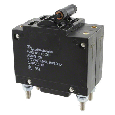 W92-X1110-20 by TE Connectivity Potter & Brumfield Relays - CIR BRKR MAG-HYDR 20A 277VAC
