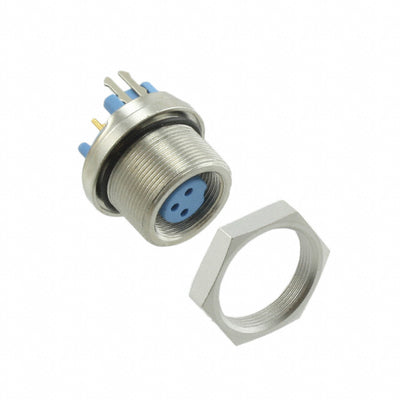 6-1437719-6 by TE Connectivity AMP Connectors - CONNECTOR RECPT FMALE 3POS SOLDER
