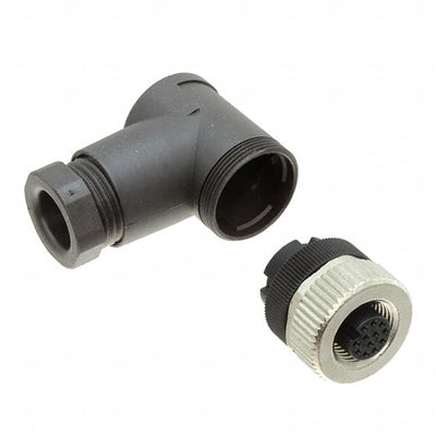 6-2271128-2 by TE Connectivity AMP Connectors - M12, FEMALE, A CODE, R/A, 12P, P