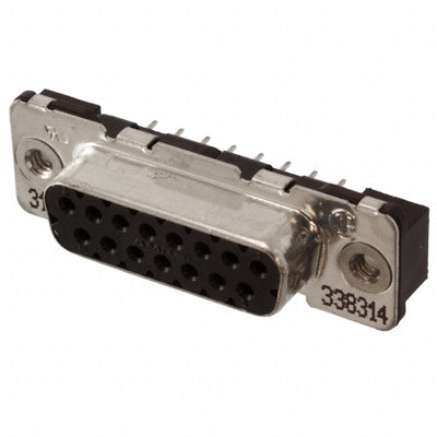 6-338314-2 by TE Connectivity AMP Connectors - CONNECTOR D-SUB RCPT 15POS VERT SLDR