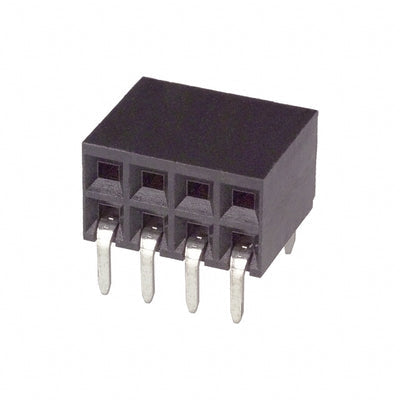 6-535512-3 by TE Connectivity AMP Connectors - CONNECTOR RECPT 8POS 0.1 GOLD PCB R/A