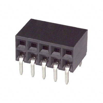 6-535512-4 by TE Connectivity AMP Connectors - CONNECTOR RECPT 10POS 0.1 GOLD PCB R/A