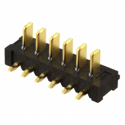 6-6447143-3 by TE Connectivity AMP Connectors - CONNECTOR HDR 6POS 2.50MM PRESS-FIT