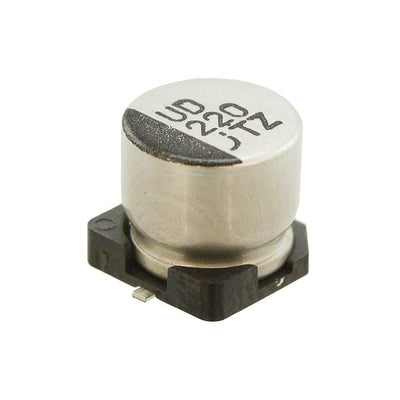 6.3TZV220M6.3X6.1 by Rubycon - ALUMIN CAP 220UF 20% 6.3V SMD