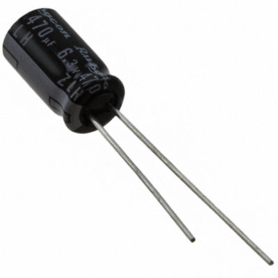 6.3ZLH470M6.3X11 by Rubycon - ALUMIN CAP 470UF 20% 6.3V RADIAL