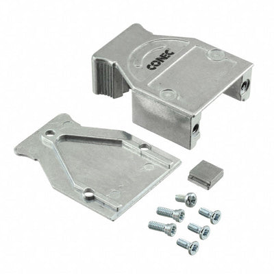 600X51109X by Conec - CONNECTOR BACKSHELL 9POS 180DEG SHLD