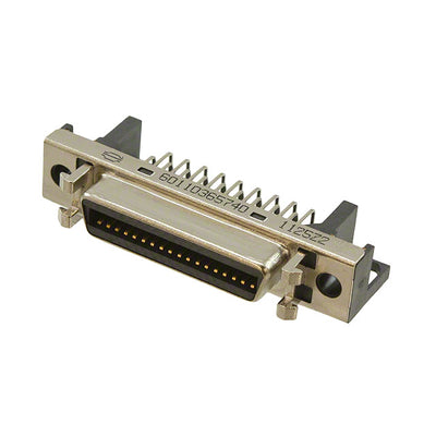 60110365740 by HARTING - CONNECTOR SCSI RCPT 36POS R/A SOLDER