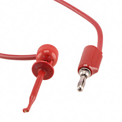 601W-18 RED by E-Z-Hook - TEST LEAD BANANA TO GRABBER 18