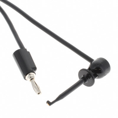 601W-60BLK by E-Z-Hook - TEST LEAD BANANA TO GRABBER 60