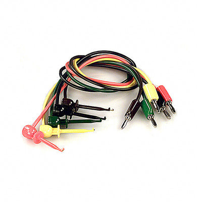 601XR-18 5B by E-Z-Hook - TEST LEAD BANANA/GRAB 18"" SET/5