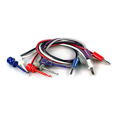 601XR-18 5R by E-Z-Hook - TEST LEAD BANANA/GRAB 18"" SET/5