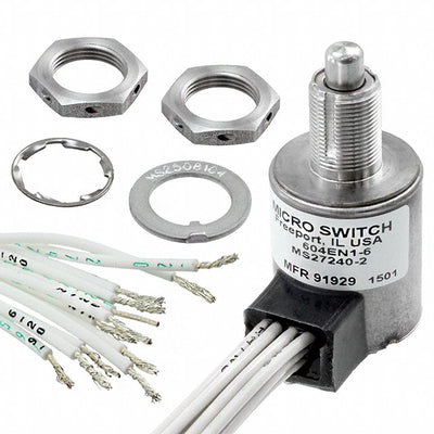 604EN1-6 by Honeywell Sensing and Productivity Solutions - SNAP ACT ION SWITCHION 4PDT 7A 28V