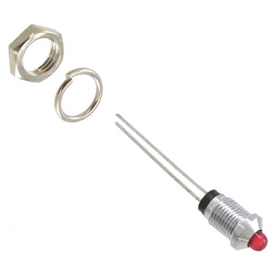 6051111110F by Dialight - LED PNL IND 5MM RED PROTRUDING