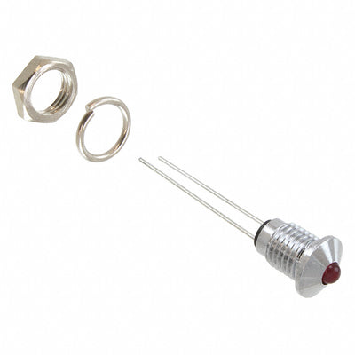 6061111110F by Dialight - LED PNL IND 6MM RED 5MA PROTRUD