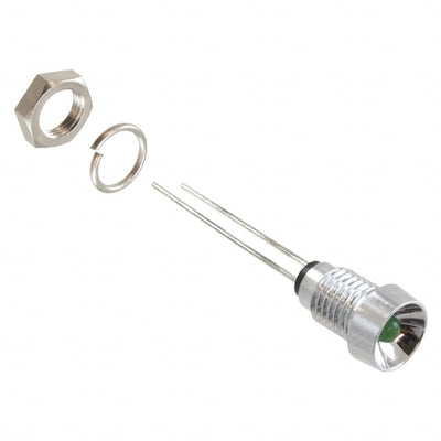 6062211110F by Dialight - LED PNL IND 6MM GRN 15MA RECESS