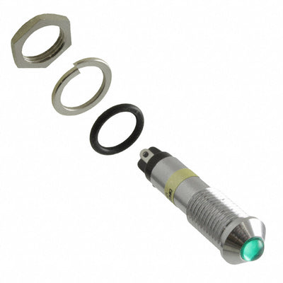 6071212330F by Dialight - LED 7MM GREEN PMI W GASKET