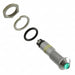 6071212330F by Dialight - LED 7MM GREEN PMI W GASKET