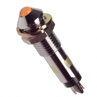 6071312120F by Dialight - LED PNL MT 7MM 6V CHROME YEL