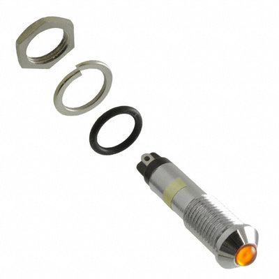 6071312330F by Dialight - LED 7MM YELLOW PMI W GASKET