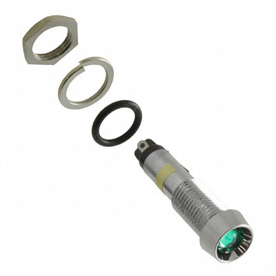 6072212330F by Dialight - LED 7MM GREEN PMI W GASKET