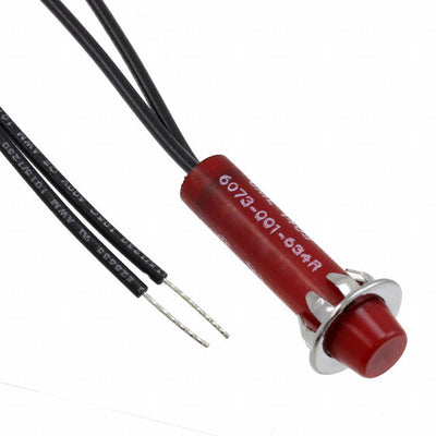 6073-001-634R by Visual Communications Company - VCC - NEON PANEL IND RED 125V