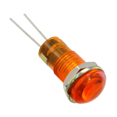 6081331110F by Dialight - LED PNL IND 8MM YLW LOCKWASH/NUT
