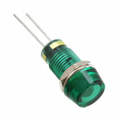 6083231110F by Dialight - LED PNL IND 8MM GRN LOCKWASH/NUT