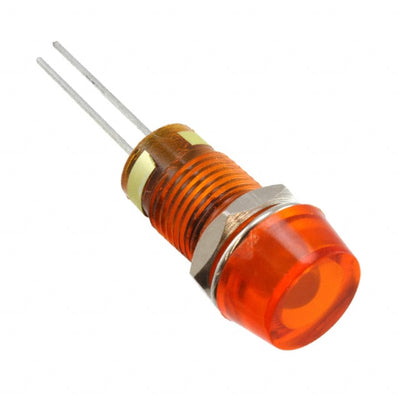 6083331110F by Dialight - LED PNL IND 8MM YLW LOCKWASH/NUT