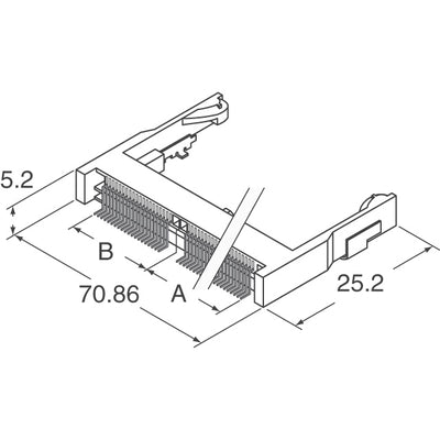 10033853-052FSRLF by Amphenol ICC (FCI) - CONNECTOR SKT SODIMM 200POS SMD