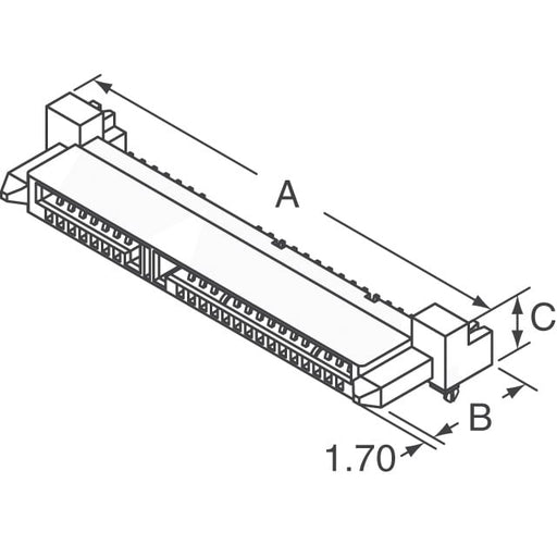 10029364-011LF by Amphenol ICC (FCI) - CONNECTOR SATA RCPT 22POS SLD R/A SMD