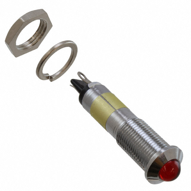 6091112330F by Dialight - LED 9MM RED PMI W GASKET