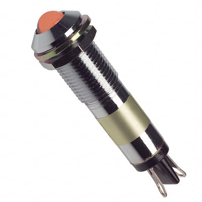 6091312120F by Dialight - LED PNL MT 9MM 6V CHROME YELLOW