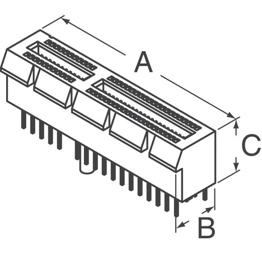 10018783-11103TLF by Amphenol ICC (FCI) - CONNECTOR PCI EXP FMALE 164POS 0.039