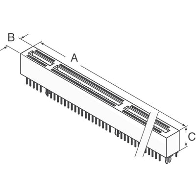 10037901-11210TLF by Amphenol ICC (FCI) - CONNECTOR PCI EXP FMALE 280POS 0.039