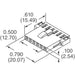 10022753-021LF by Amphenol ICC (FCI) - CONNECTOR FFC FPC RCPT 21POS 2.54MM