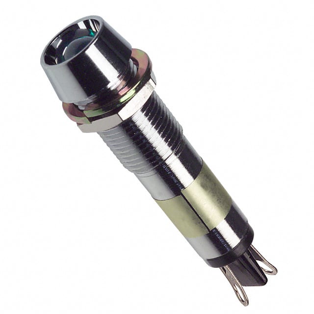 6092212140F by Dialight - LED PNL MT 9MM 24V CHROME GREEN