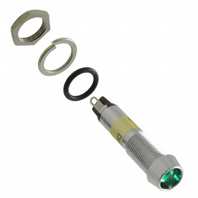 6092212330F by Dialight - LED 9MM GREEN PMI W GASKET