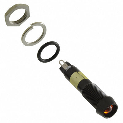 6092322330F by Dialight - LED 9MM PMI Y 12V BLK HS W GASKT
