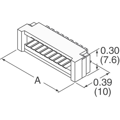 BTFW30R-3RSTE1LF by Amphenol ICC (FCI) - CONNECTOR RECPT 30POS R/A SMD TIN