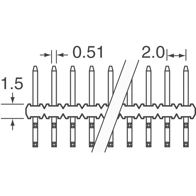 10072353-G01-13ULF by Amphenol ICC (FCI) - CONNECTOR HEADER R/A 26POS 2MM
